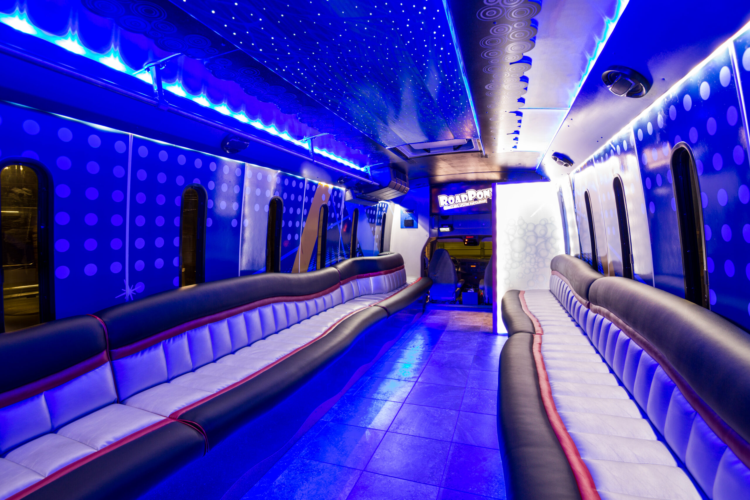 Inside STL Party Bus shire